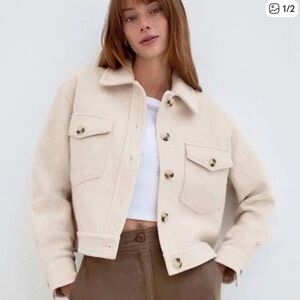 Wilfred free ganna shirt jacket from aritzia